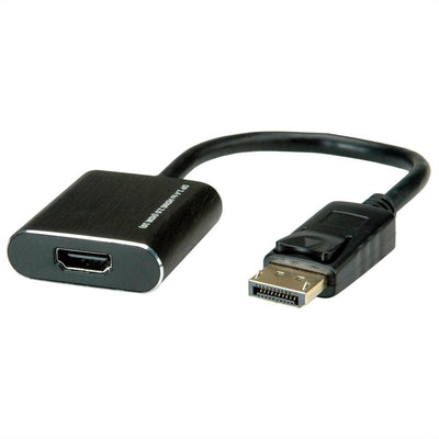 Roline 12.03.3164 Adapter Cable Vídeo 0,15M DisplayPort HDMI Type a Standard Black — image 1