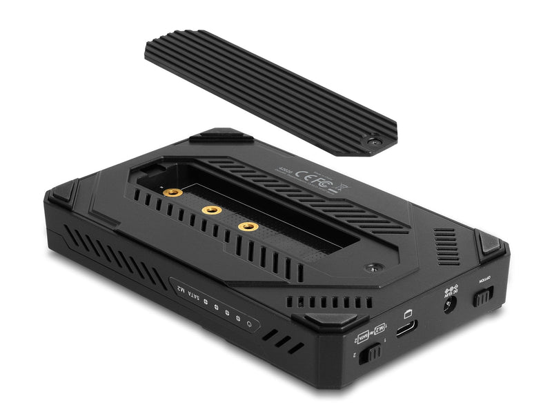Delock 42020 Box Esterna USB Type-c™ 1 X Unit SSD M.2 NVMe + 1 X Unit SSD / HDD SATA 2.5? With Función Clonaci