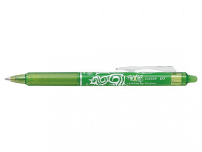 Pilot Pen Frixion Ball Clicker Roller Ink 0.4MM Colour Housing Green Claro — image 1