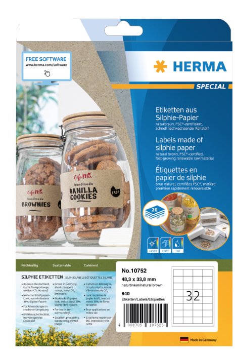 Herma Labels Silphie A4 20 Hojas 48.3X33.8