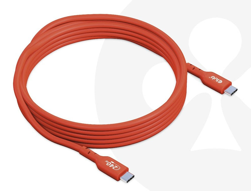 CLUB3D USB Cable 2 Typ C Pd 240W 480PLACA Base 4M M/M Retail