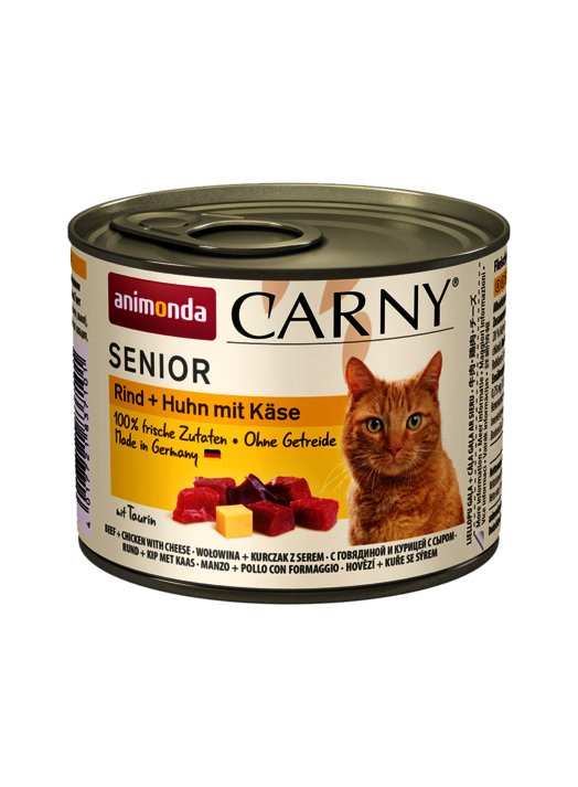 Animonda Carny Senior Sabor: Ternera, Pollo With Queso 200G