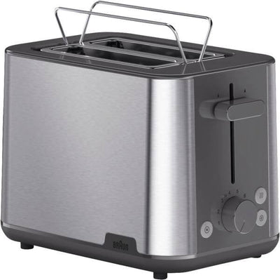 Toaster Braun Ht 1510 Gy Steel Thin/Grey — image 1