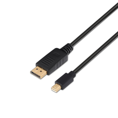 Aisens Cable Mini DP a DisplayPort V1.2 4K@60HZ - Mdp/M-dp/M - 3M - 4K - Black — image 1