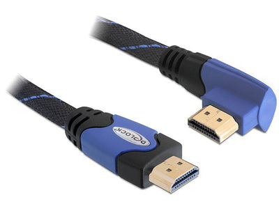 Delock HDMI Cable M/M 4K 1M Acodado Angulo — image 1