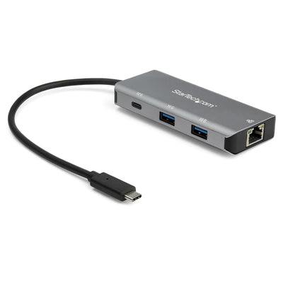 StarTech.com Hub USB-C 10Gbps 3 Ports With Port Network Ethernet - 2x USB-A And 1x Usb-c, USB 3.2 Gen 2 (3.1 G — image 1