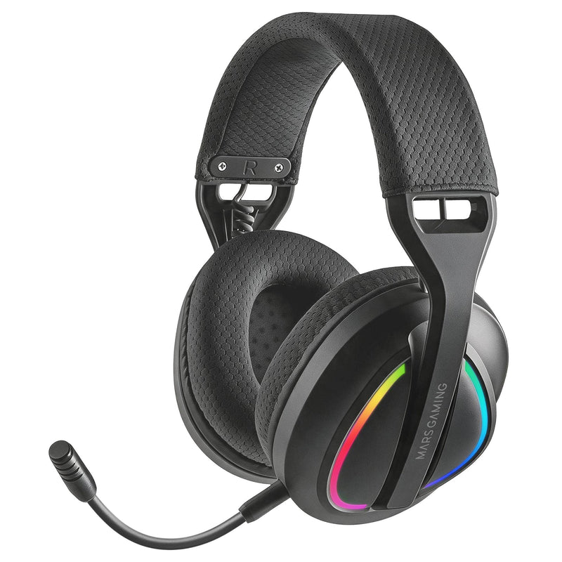 Mars Gaming Headphones Gaming With Microphone Mhw-quasar Black