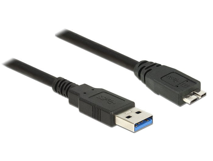 Delock USB Cable 3.0A Male USB 3.0 Micro-b Male 2M