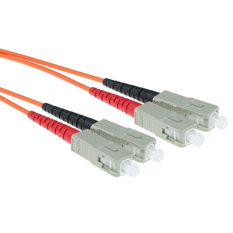 2 Meter Lszh Multimode 62.5 125 OM1 Fiber Patch Cable Duplex With Sc Connectors