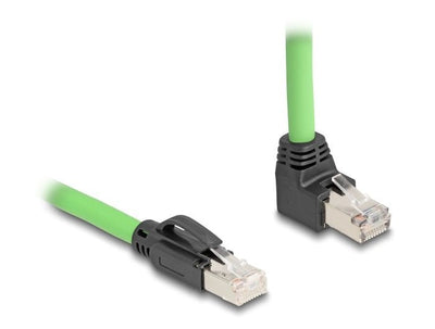 Delock RJ45 Network Cable CAT.6A Male a Male Oben Angular — image 1