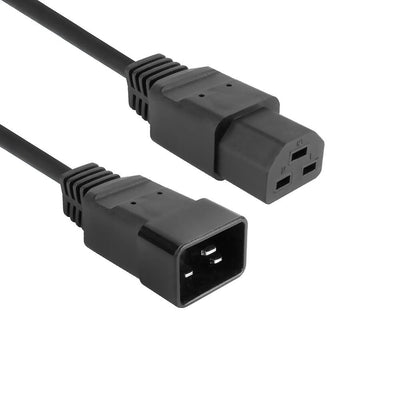Powercord C20 - C21 IEC60320 Black 1.5M — image 1