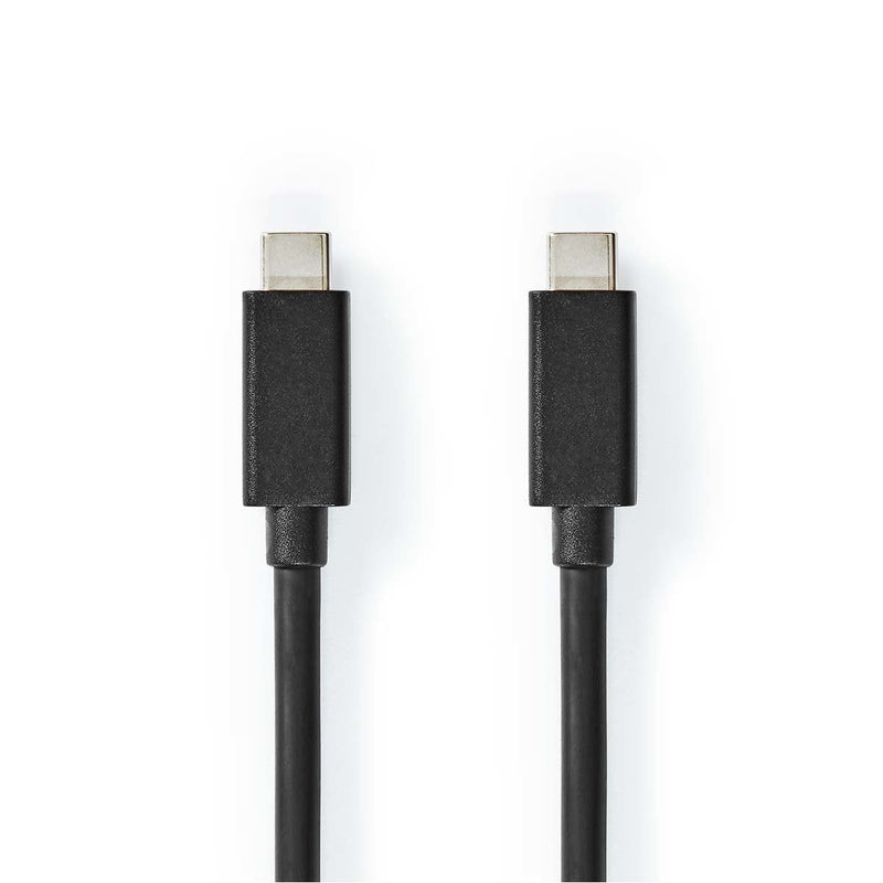 Nedis USB Cable USB 3.2 Gen 2X2 Usb-c™ Connector Male - Usb-c™ Connector Male 100W 4K@60HZ 20Gbps Vernickelt 2