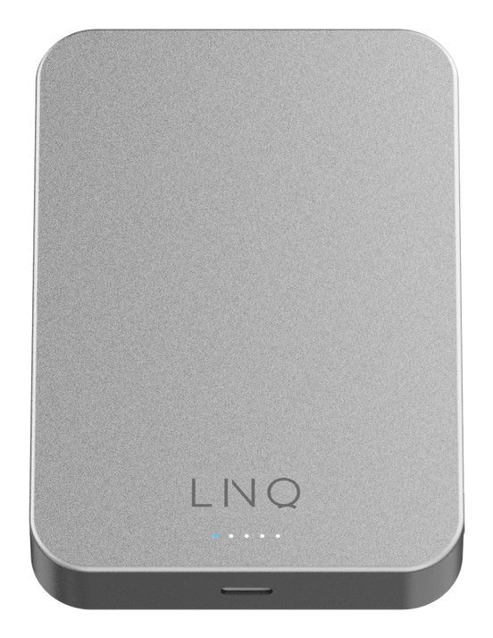 Linq Power Bank Magnetica Wireless 10000MAH Silver 10000MAH/ Charging Wireless And Magnética, 1x USB-C Pd Up T