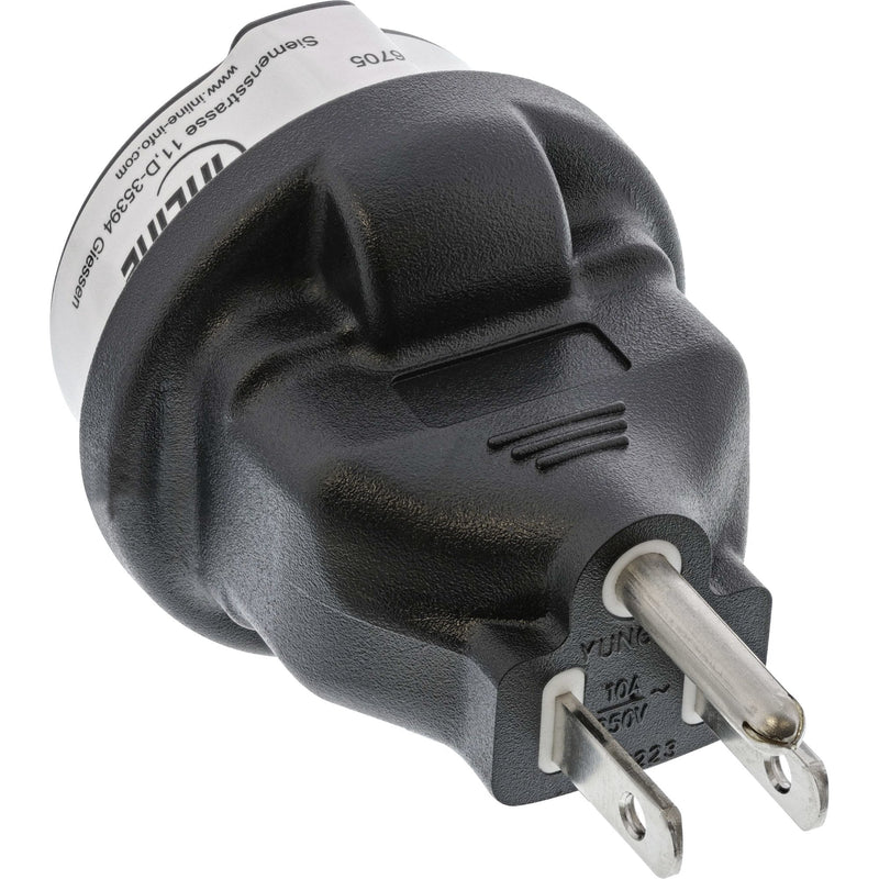 Inline Adapter Travel Ee. Uu. Male Ee. Uu. a Female Type F