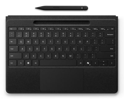 Microsoft Keyboard Spanish Surface Pro Flex With Pencil Bundle Black Bluetooth — image 1