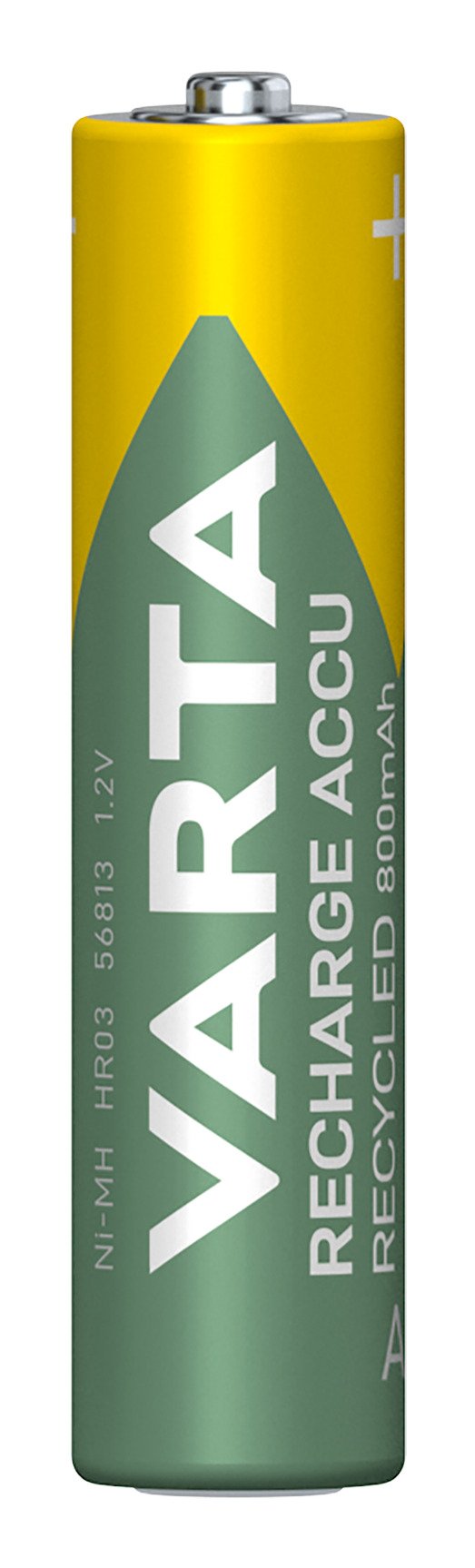 Varta Battery Rechargeable Recharge Reciclada Aaa HR03 800MAH 2PCS.