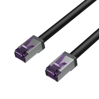 Flexline Network Cable CAT.6A S/FTP Kurze Bauform Black 1,5M — image 1