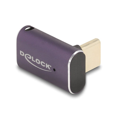 Delock 60289 USB Adapter 40Gbps USB Type-c™ PD 3.1 240W Male a Port Female Sesgado 8K 60 HZ Metal — image 1