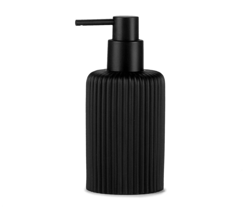 Andrea House Dispensador Resina Black Matte Ø7X16CM
