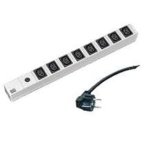 Bachmann 333.408 Unit Distribución Energía (pdu) 1U Black Grey Silver 8 Salidas AC — image 1