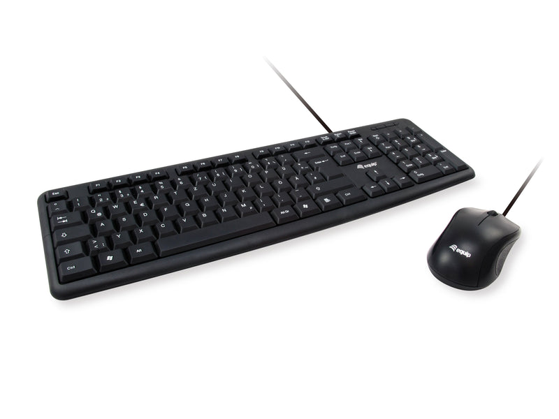 Equip Combo Keyboard + Mouse USB Portuguese Equip Life Colour Black