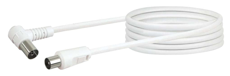 Schwaiger Cable Antenna 75 dB With Winkel 3M White