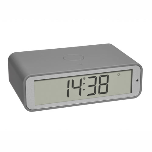 Tfa 60.2560.15 Twist Grey Radio Despertador — image 1