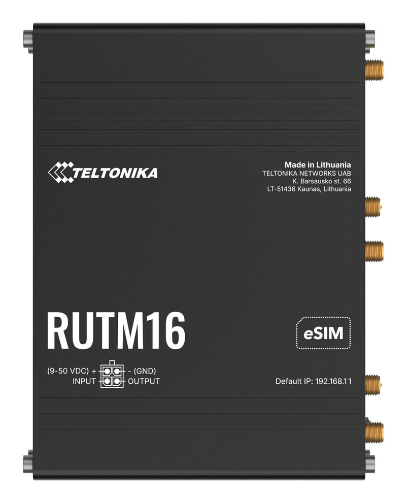 Teltonika · Router · RUTM16 · LTE Global Router CAT.6