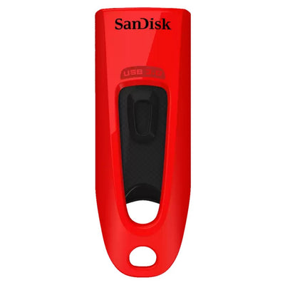 SanDisk USB Flash Drive 64GB USB 3.0 Ultra 100MB/S Red — image 1
