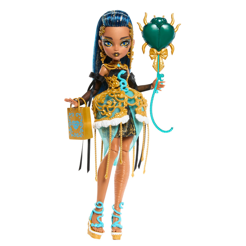 Mattel Muñeca Cleo Cumpleaños Espeluznante Monster High JBG76