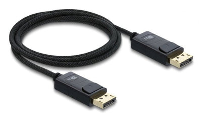 Delock Koaxiales DisplayPort Cable 16K 60 HZ 80Gbps With Geflechtmantel 2M — image 1