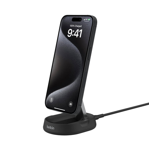 Belkin Base Charging Wireless Magnetic + Power Adapter Ca 15 Watts Black — image 1