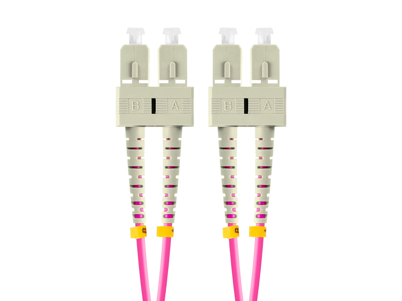Lanberg Cable Fibre Optic 5M Multi Sc/Upc-sc/Upc Duplex OM4 50/125 Lszh Violet