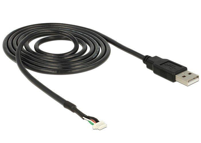 Delock USB Cable - Smt 5PIN 1.50M V5 Black
