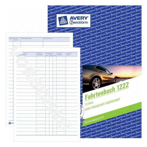 Avery Zweckform Fahrtenbuch - 32 Hoja - A5 (148 X 210MM) — image 1