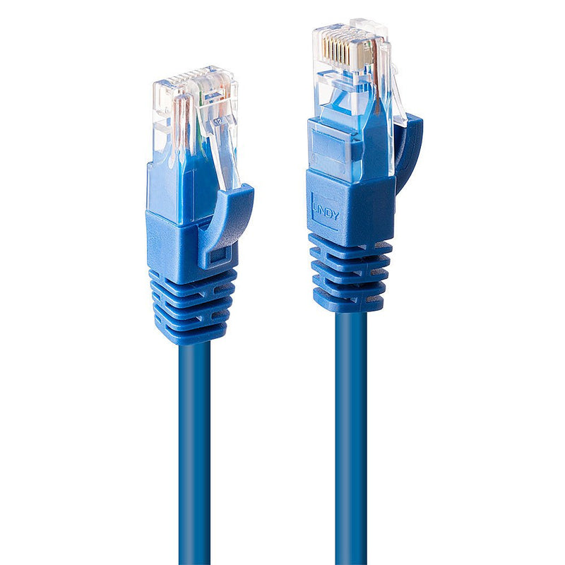 Lindy Network Cable CAT.6 U/UTP Blue 1.00M