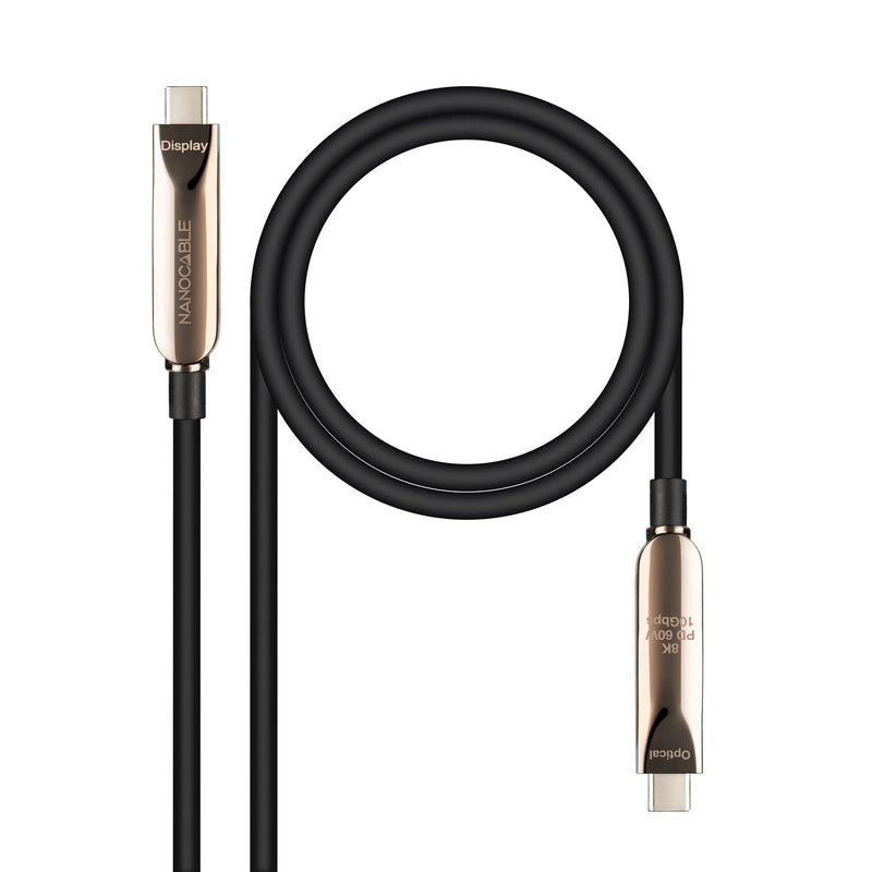 Nanocable USB Cable 3.2 Type-c Aoc 10.01.4605 USB Type-c Male USB Type-c Male Up To 60W 10Gbps 5M Black