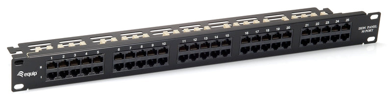 Equip Patch Panel 50 Ports Categoria 3 Telefonico 125295