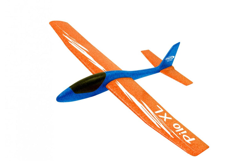 Jamara Avión Planeador Juguete Pilo XL Espuma Naranja 8 +