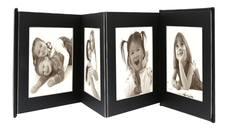 Deknudt Frame Leporello Black With Imitacion Leather 8 Fotos 8X13X18 8 Photos A66DC2 8PH