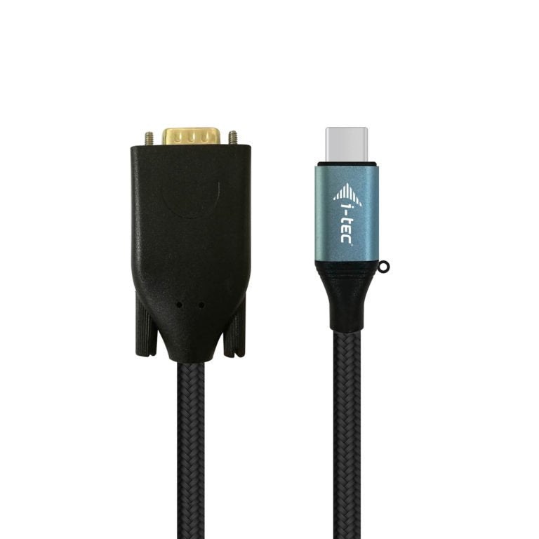 I-tec C31CBLVGA60HZ Adapter Cable Vídeo 1,5M USB Type-c VGA (d-sub) Black Blue