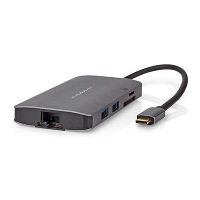 Nedis USB Multi-port-adapter USB 3.2 GEN1 7-IN-1 - Usb-c™ Connector Male Hdmi™ Output microSD, RJ45 Connector  — image 1