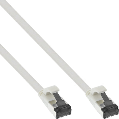 Inline Network Cable Flat , U/FTP, CAT.8.1, Tpe Libre Halógenos, White 0,5M — image 1