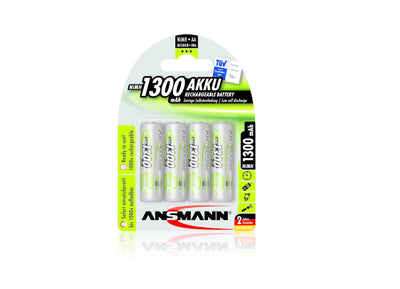 Ansmann Aa Battery Rechargeable Níquel-metal Hidruro (nimh) Pack 4 Batteries — image 1