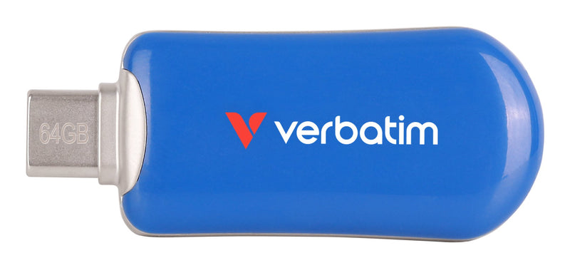 Verbatim Plectra Blue 64GB USB-C Flash Drive 30232