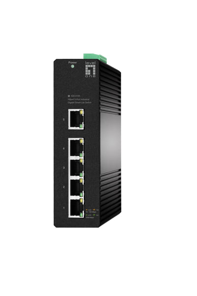 Levelone Switch 5X Ge IGS-2105 1000 Base-t RJ45 Black — image 1