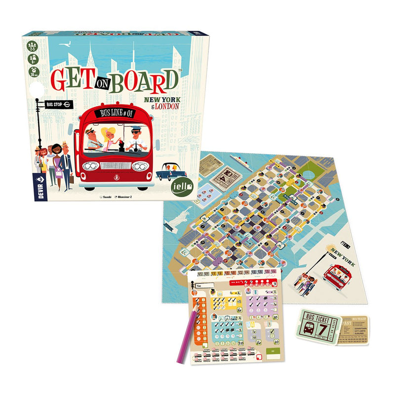 Devir Juego de mesa Get On Board New York & London