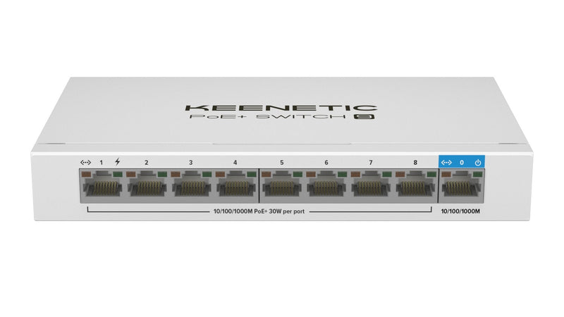 Keenetic PoE + Switch 9 Cpnt (KN-4710) Switch 1 Porta 1Gbps +