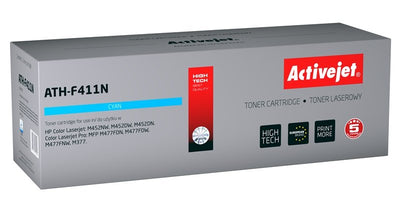 Activejet Toner ATH-F411N (reemplazo HP 410A CF411A - Supreme - 2300 Páginas - Cyan) — image 1