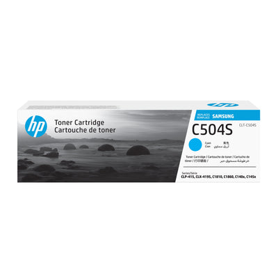Samsung Genuine Toner Cyan Printers Que Usen CLT-C504S - 1800 Paginas - Compatible Segun Especificaciones — image 1